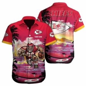 Personalized Kansas City Chiefs Graphic Hawaiian Shirt – Unisex Aloha Tee