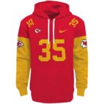 personalized kansas city chiefs minimal design red hoodie best selling.jpg