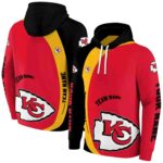 personalized kansas city chiefs minimalist design red black hoodie fashion forward.jpg