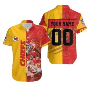 Personalized Kansas City Chiefs Graphic Hawaiian Shirt – Unisex Aloha Tee