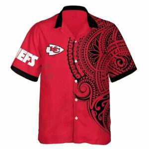 Personalized Kansas City Chiefs Polynesian Pride Graphic Hawaiian Shirt
