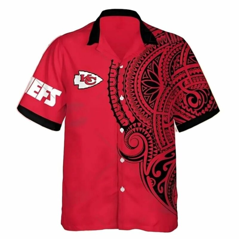 Personalized Kansas City Chiefs Polynesian Pride Hawaiian Shirt