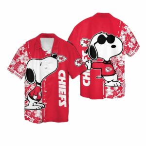 Personalized Kansas City Chiefs Snoopy Graphic Hawaiian Shirt – Unisex Gift