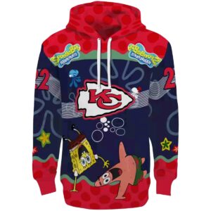 personalized kansas city chiefs spongebob patrick star red navy hoodie best selling.jpg