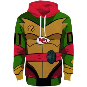 personalized kansas city chiefs superhero armor red green hoodie best selling.jpg