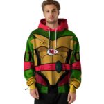 personalized kansas city chiefs superhero armor red green hoodie latest model.jpg