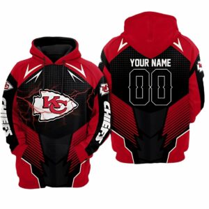 personalized kansas city chiefs thunderbolt sunburn black and red hoodie.jpg