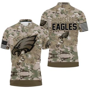 Philadelphia Eagles Camouflage Veteran AOP T-Shirt