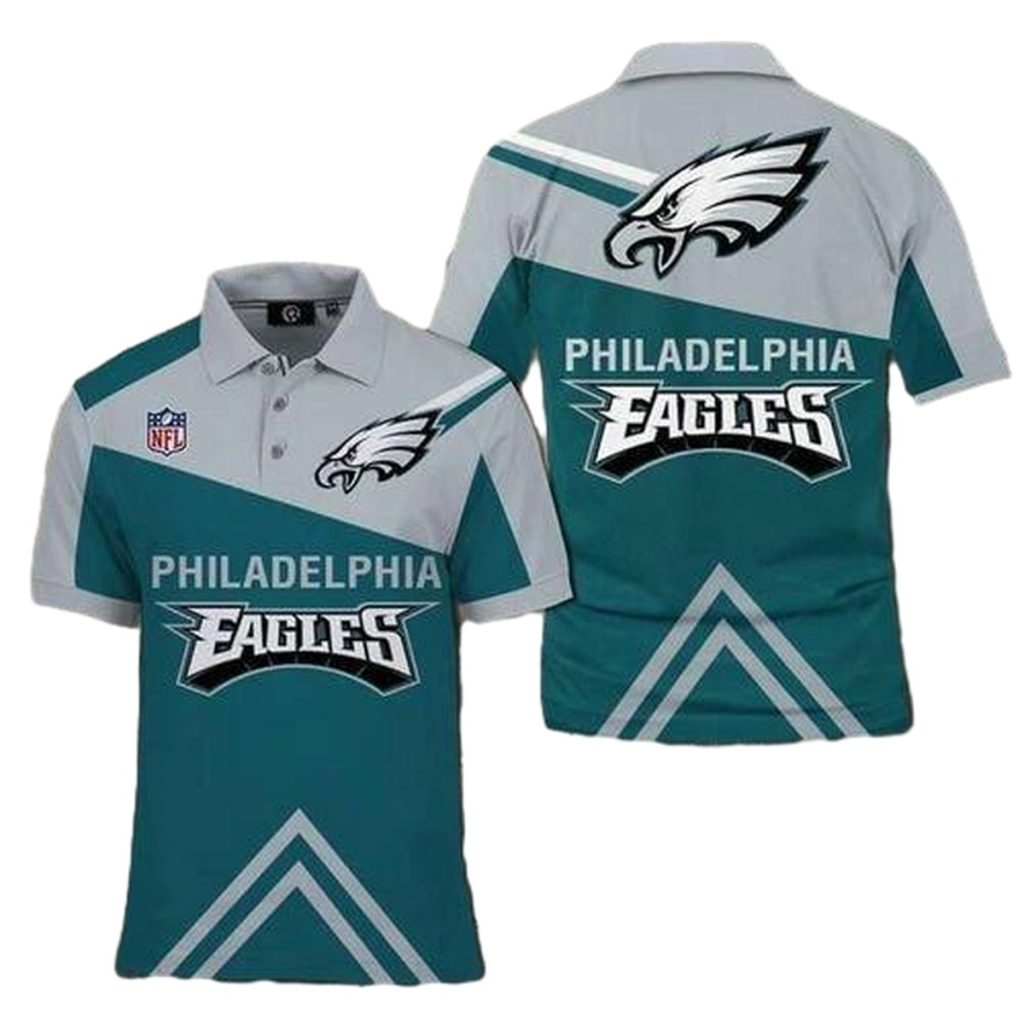 Philadelphia Eagles Football Fan 3D All Over Print Polo Shirt 4675 Mfsoa