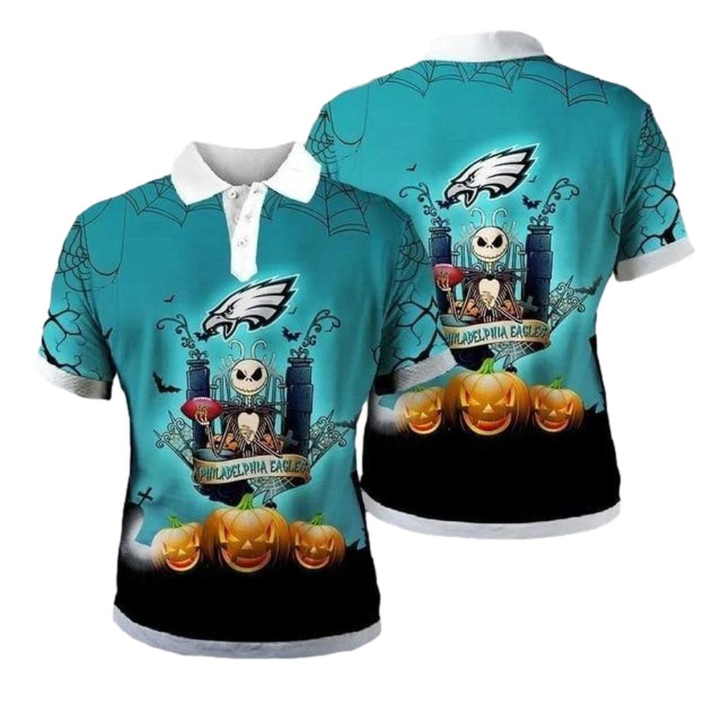 Philadelphia Eagles Halloween Polo Shirt 7714 4849 0Pfte