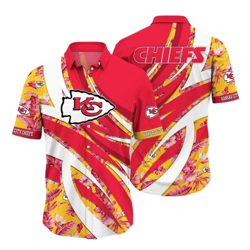 Red Hot Kansas City Chiefs Tropical Hawaiian Shirt