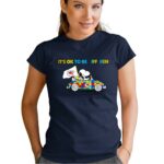 snoopy and woodstock riding kansas city chiefs its ok to be differen 1 t shirt.jpg