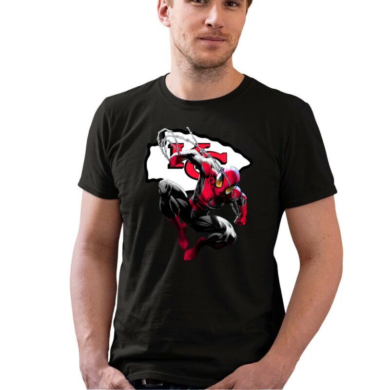 Spiderman Kansas City Chiefs 0 T Shirt.jpg