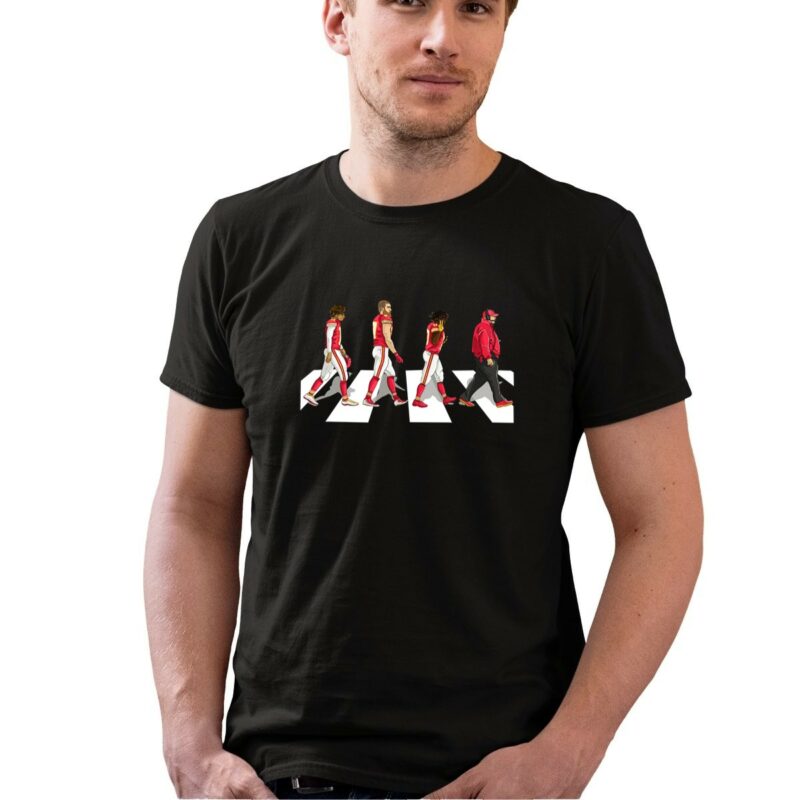 The Beatles Abbey Road Colin Kaepernick Andy Reid Chiefs 0 T Shirt.jpg