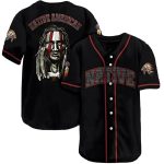 Tribal Spirit Black Chiefs Native Baseball Jersey
