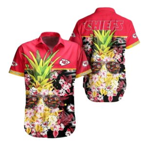 Kansas City Chiefs Pineapple Hawaiian Shirt – Tropical Graphic Tee